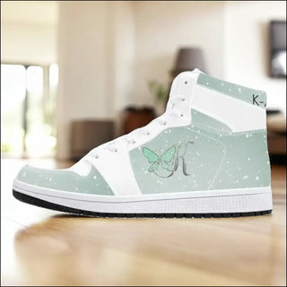 K-AROLE ’Mint Green’ High-Top Sneakers - Stylish