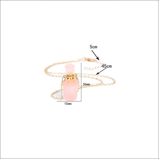 K-AROLE™️ Perfume Bottle Crystal Pendant Necklace