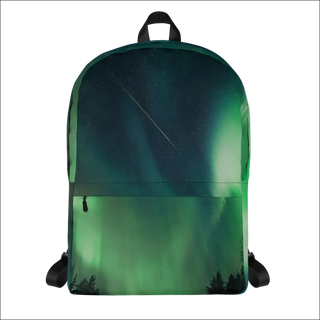 K-AROLE Premium Green Galaxy Backpack - Explore the Cosmos