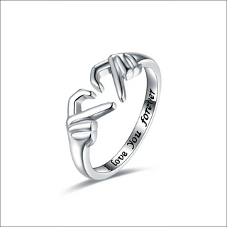 K-AROLE™️ Romantic Heart Hand Hug Fashion Ring