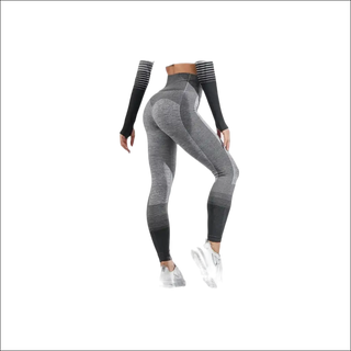 K-AROLE™ Sculpting Seamless High-Rise Leggings - Black / S