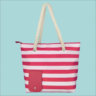 K - AROLE™️ Striped Beach Tote - Stylish and Roomy Bag - K - AROLE