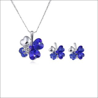 K-AROLE™️ Stunning Floral Crystal Pendant Necklace