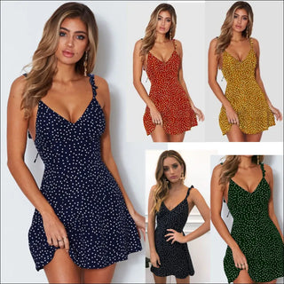 K-AROLE™️ Stunning Polka Dot Mini Dress - dress