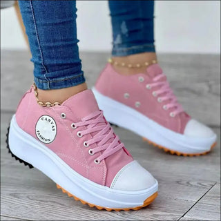 K-AROLE™️ Stylish Leather Platform Sneakers for Women