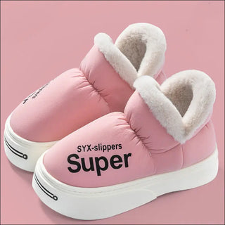 K - AROLE™️ Super Soft Fleece Lined Platform Slippers - K - AROLE