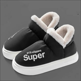 K - AROLE™️ Super Soft Fleece Lined Platform Slippers - K - AROLE