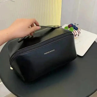 K-AROLE™️ Travel Cosmetic Bag - Black 1 layer