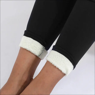 Winter Leggings Warm Thick High Stretch Lamb Cashmere