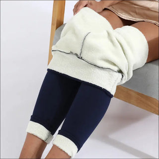 Winter Leggings Warm Thick High Stretch Lamb Cashmere