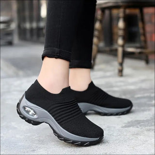 K - AROLE™️ Women's Slip - On Sneakers - Stylish and Comfortable Orthopedic Casual Shoes - K - AROLE