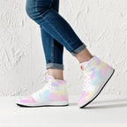 K-AROLE®️ Iridescent High-Top Sneakers: Elevate