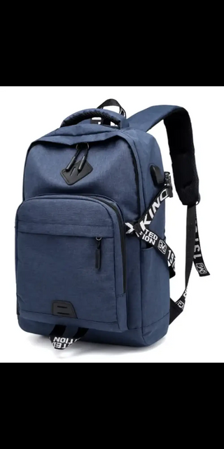 Stylish laptop backpack with USB charging port from K-AROLE's versatile collection of women's fashion accessories.