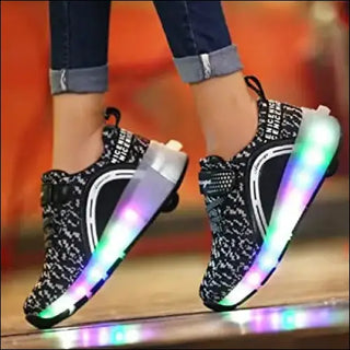 LED RollerSkateShoes-Wheels Roller Skates Shoes K-AROLE