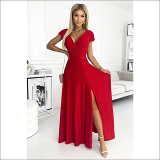 Long dress Numoco - red / XS