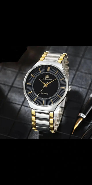 Men Quartz Business Wristwatch Watch - Style3 Black