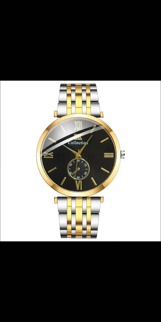 Men Quartz Business Wristwatch Watch - Style4 Black