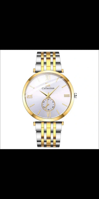 Men Quartz Business Wristwatch Watch - Style4 White