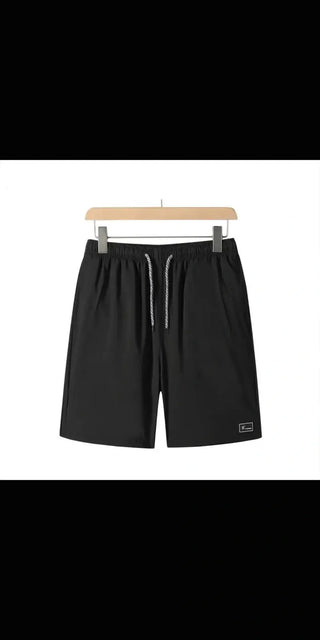 Men’s casual beach pants - Black / 3XL - clothes