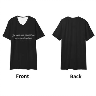 Mens Short Sleeve T Shirt V Neck American Tees