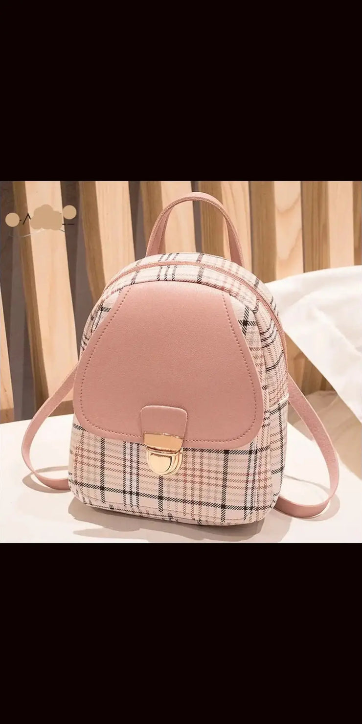 Mini Backpack Purse - Pink