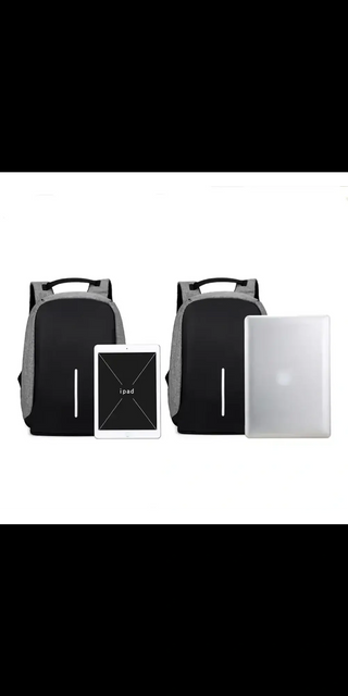 USB Charging Water-Resistant Notebook Backpack: Multi-Functional Bag