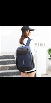 Multifunctional Luminous Computer USB Backpack For Outdoor
