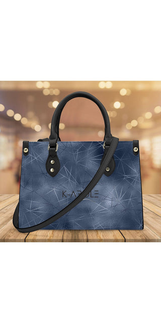 Chic Floral Pattern Leather Tote Bag by K-AROLE. Stylish women's accessory with elegant design and durable construction. Versatile fashion item to elevate any athleisure outfit.
