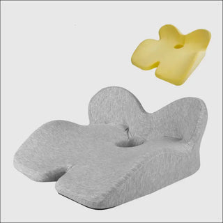 Non - Slip Memory Foam Seat Cushion Posture Correction Slow Rebound Hollow Out Design Prevent Hemorrhoids Give Birth Pain Relieve - K - AROLE