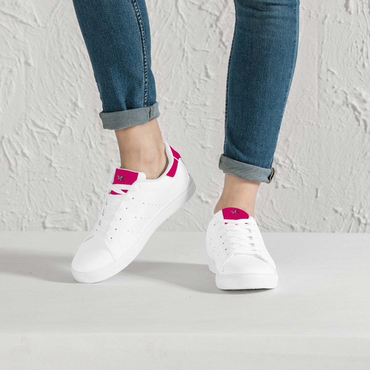 Low-Top Vegan Leather Sneakers – Comfortable & Stylish
