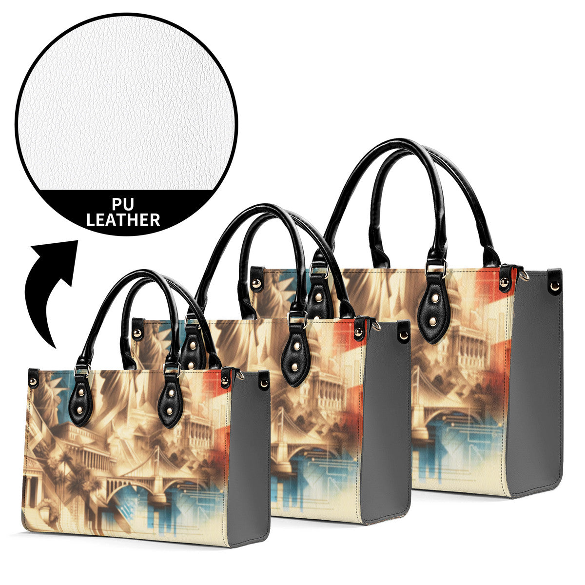 KAROLE®️ Elegant Liberty Skyline Tote for Women’s
