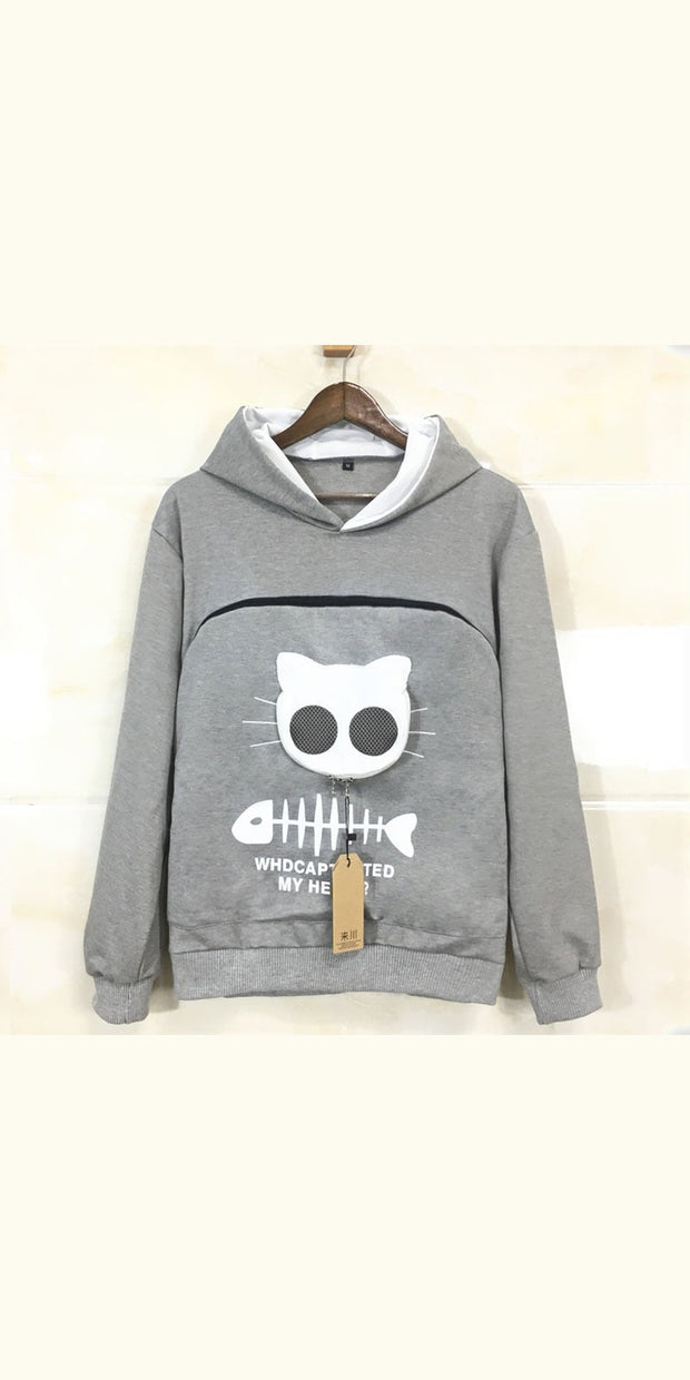 Pet sweater cat - Grey / L - clothes