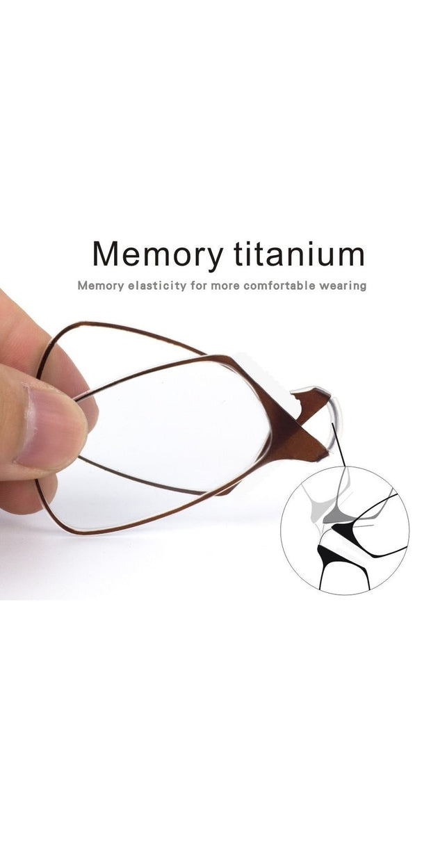 Portable Frameless Reading Glasses