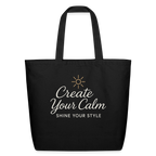 Eco-Friendly Cotton Tote - black