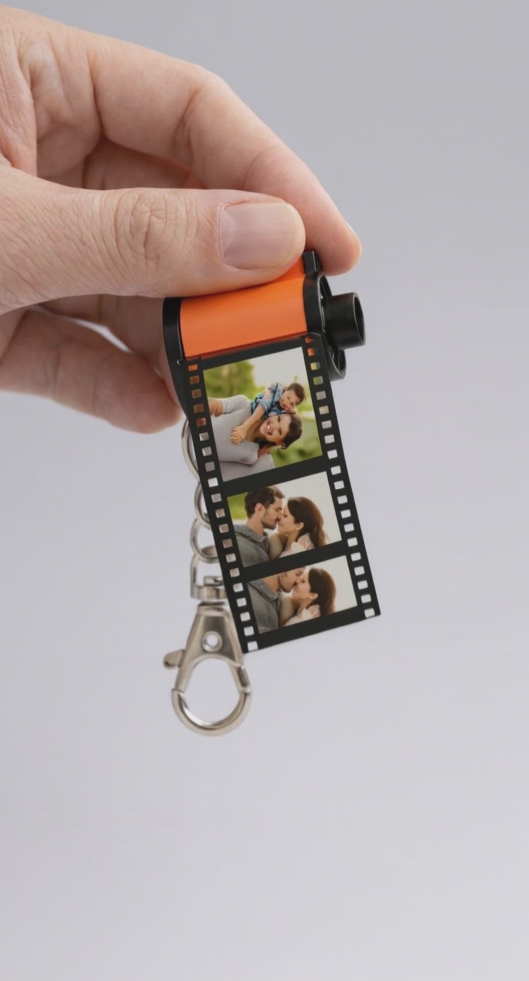 Porte-clés Pellicule Photo Personnalisé — 5, 10 ou 15 Photos
