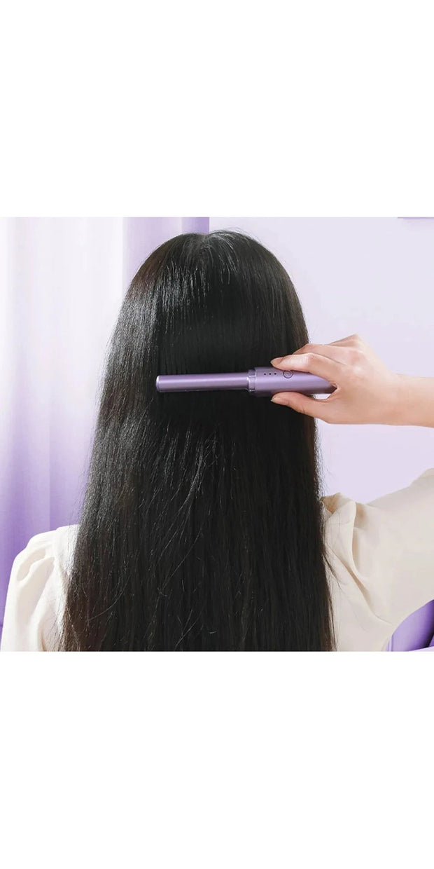 Professional Wireless Hair Straightener Curler Comb Fast