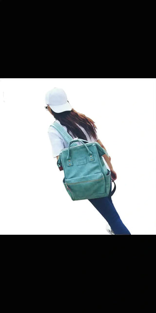 Step up Your Style with the Trendy Pu Leather Female Korean Retro Backpack K-AROLE