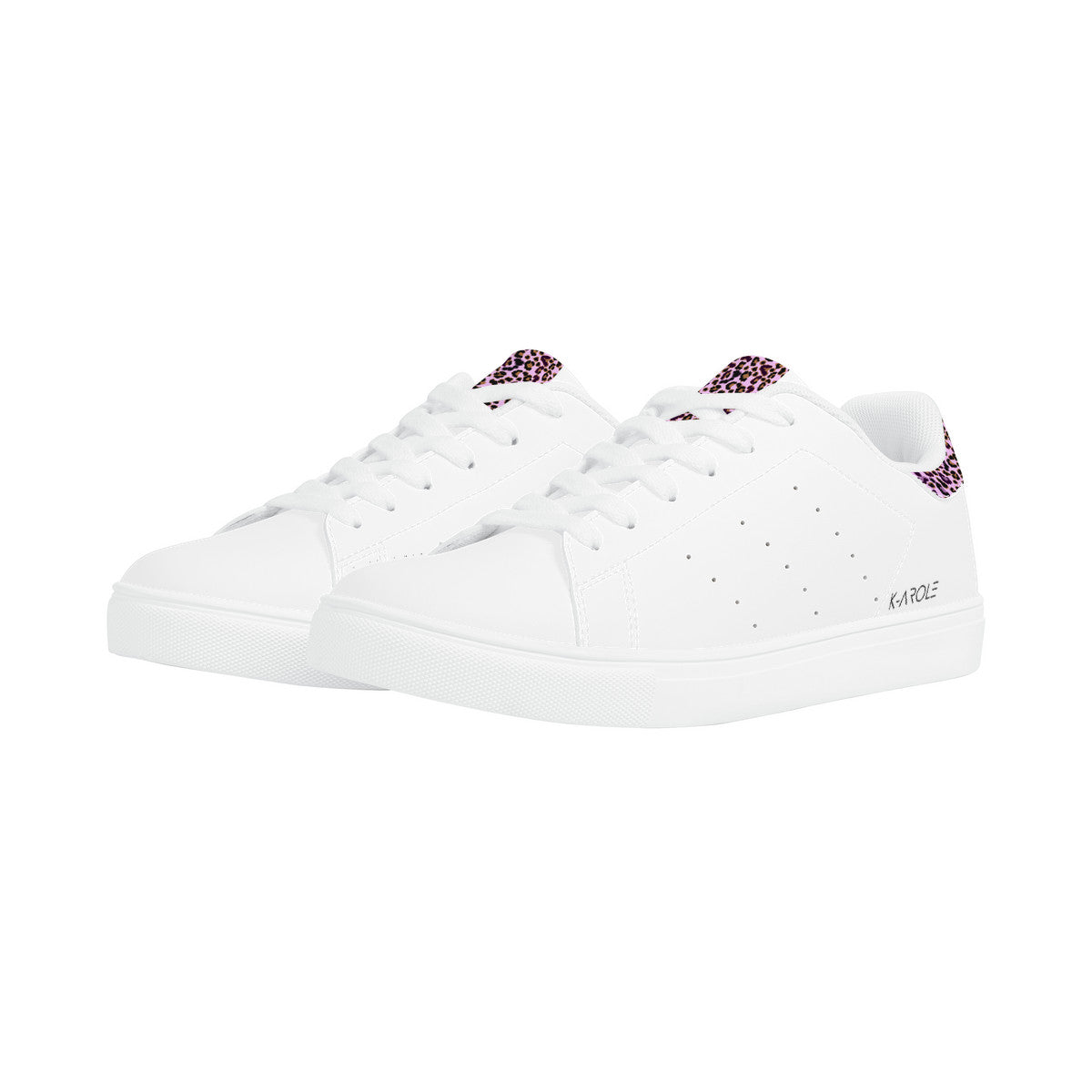 Trendy Low-Top Sneakers | Stylish Synthetic Leather Shoes –