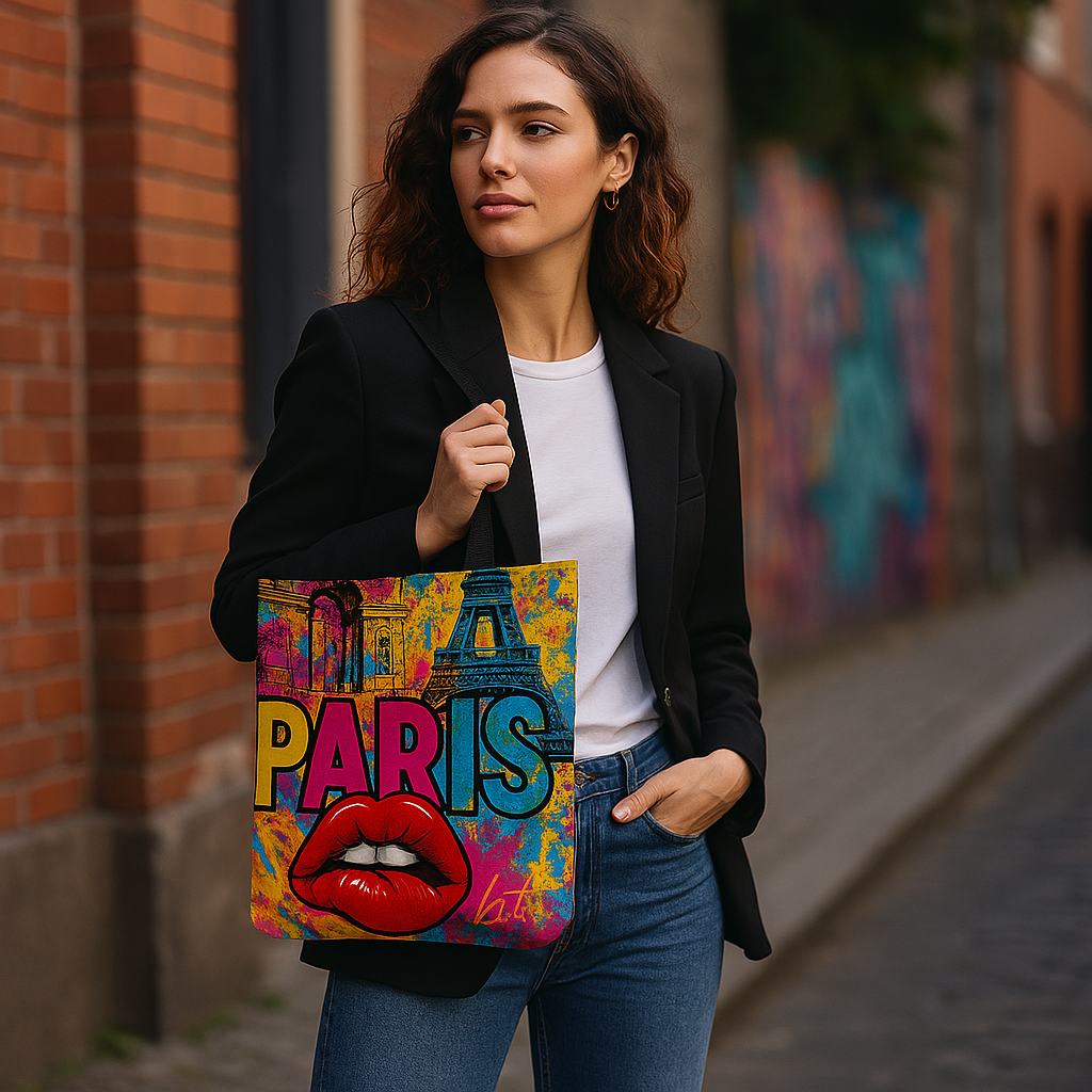Paris Mon Amour — Tote Bag Artistique