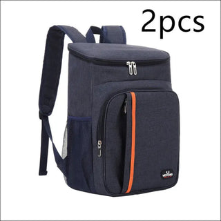 Rugged Waterproof Backpack for Outdoor Adventures - Navy