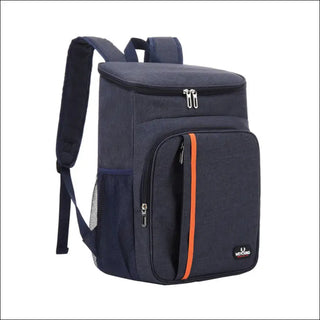 Rugged Waterproof Backpack for Outdoor Adventures - Navy