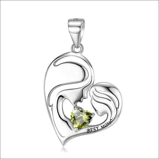 S925 Sterling Silver Best Mom Necklace Mother’s Day Series