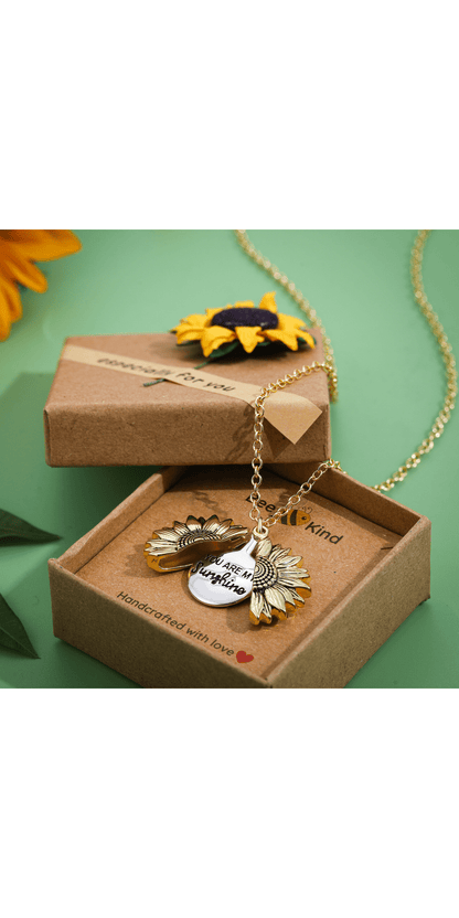 Save Bees with Style: K-AROLE’s Unique Sunflower Necklace -
