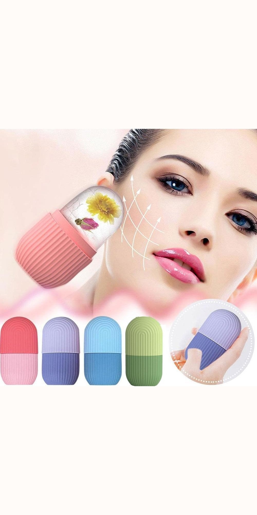 Silicone Ice Cube Tray Mold Face Beauty Lifting Tool