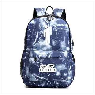 Sleek Camo Backpack: Durable Spacious Storage for School