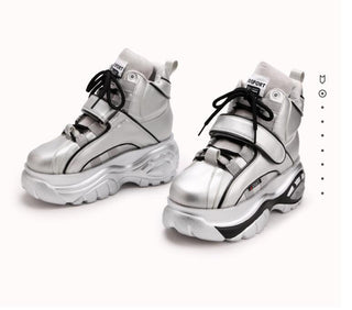 Space High Top Sneakers - Silver / 35 - sneakers
