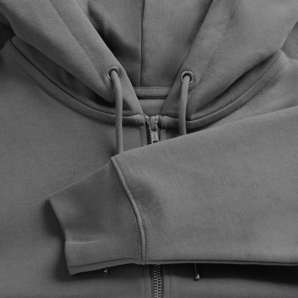 Stanley/Stella Cultivator Organic Zip Hoodie - anthracite