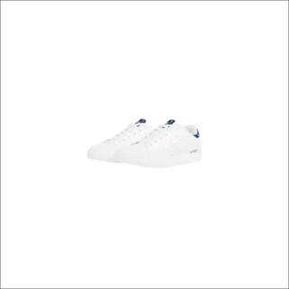 Stylish and Sporty: K-AROLE™ White Sneakers with Navy