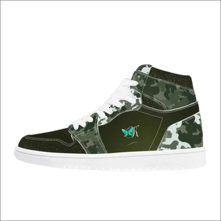 Stylish Camo-Print Lace-Up Sneakers - Step Up Your Trendy