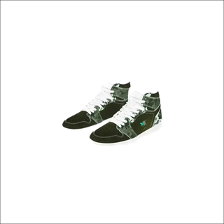 Stylish Camo-Print Lace-Up Sneakers - Step Up Your Trendy